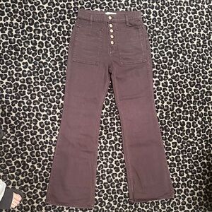 Ulla Johnson Chocolate Flare Jeans